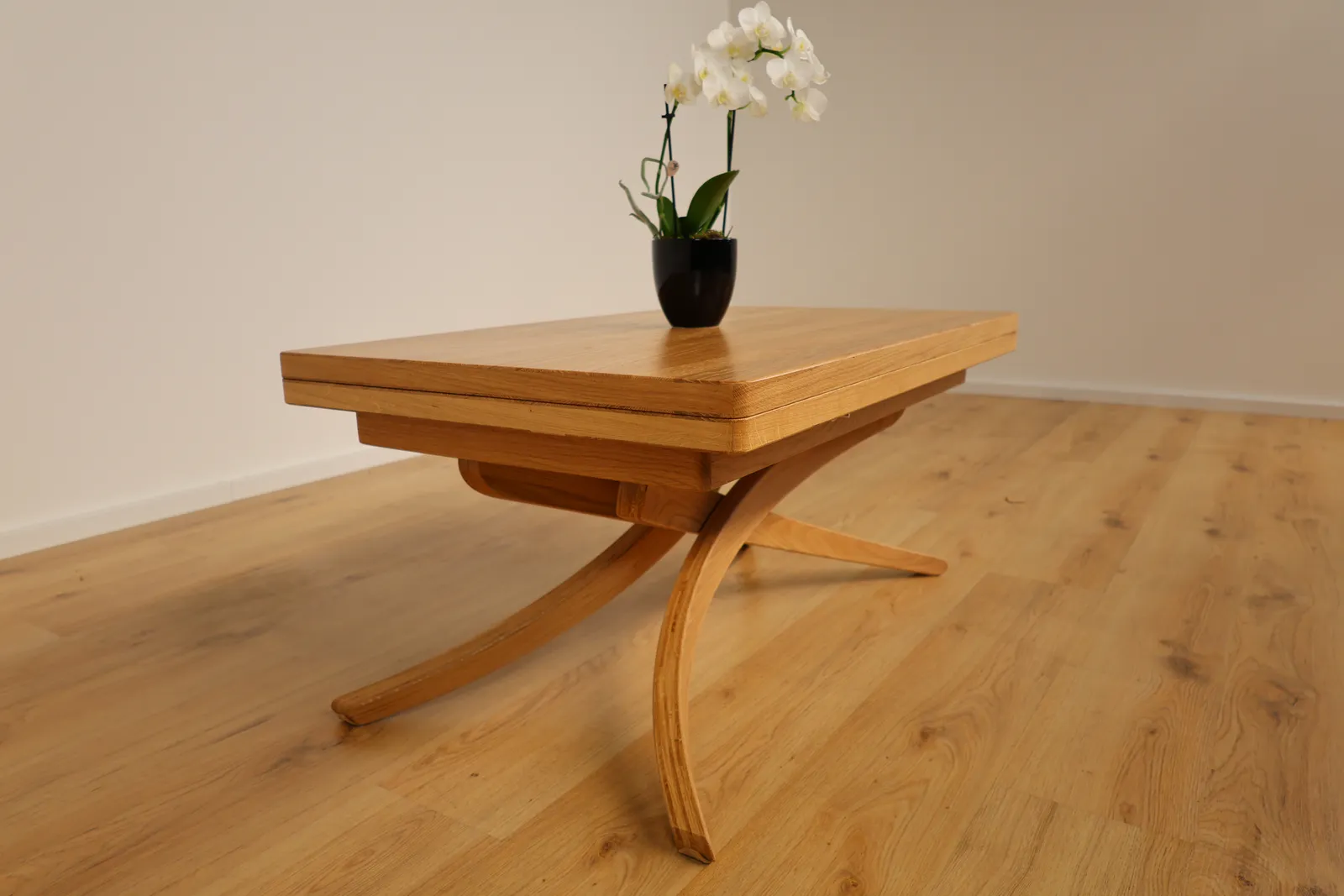 The Transform European Oak Square Extendable Table – product view 16